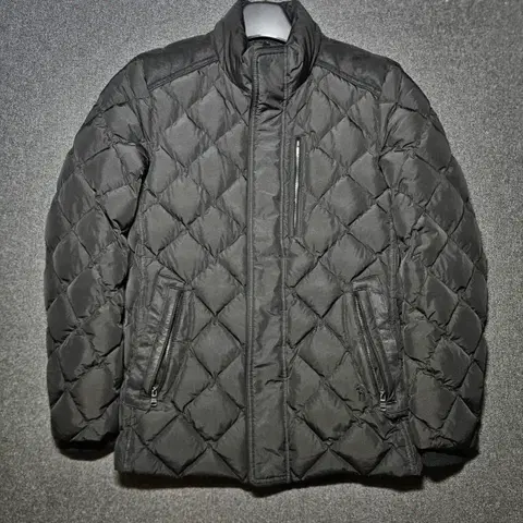 헤지스 남성 구스 퀄팅 패딩 95 블랙