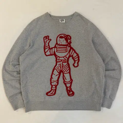 BBC 빌리어네어 보이즈 클럽 빅로고 우주인 맨투맨 그레이