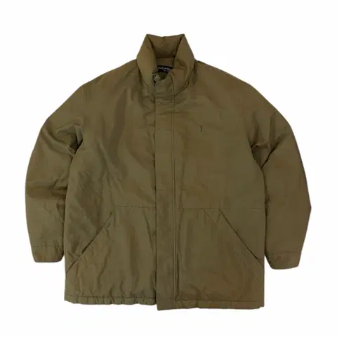 90s YSL 입생로랑 빈티지 구스다운 숏패딩 점퍼 베이지