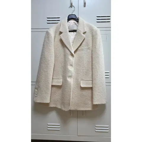 프롬웨얼 트위드 싱글 자켓 - 아이보리