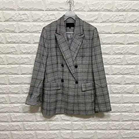 ㅌ273 르샵 더블 체크 자켓