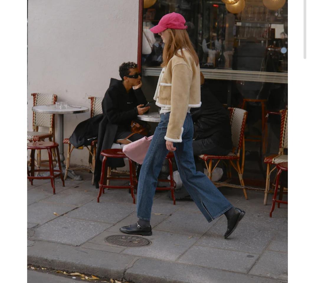 (s)에잇세컨즈 베이지 무스탕