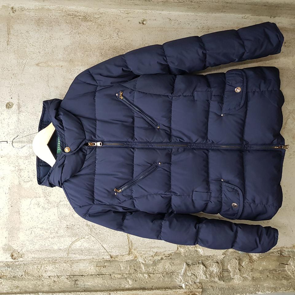 로렌랄프로렌 네이비 후드 다운 패딩 M사이즈