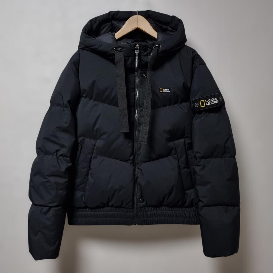 내셔널 지오그래픽 덕다운 숏 패딩 90