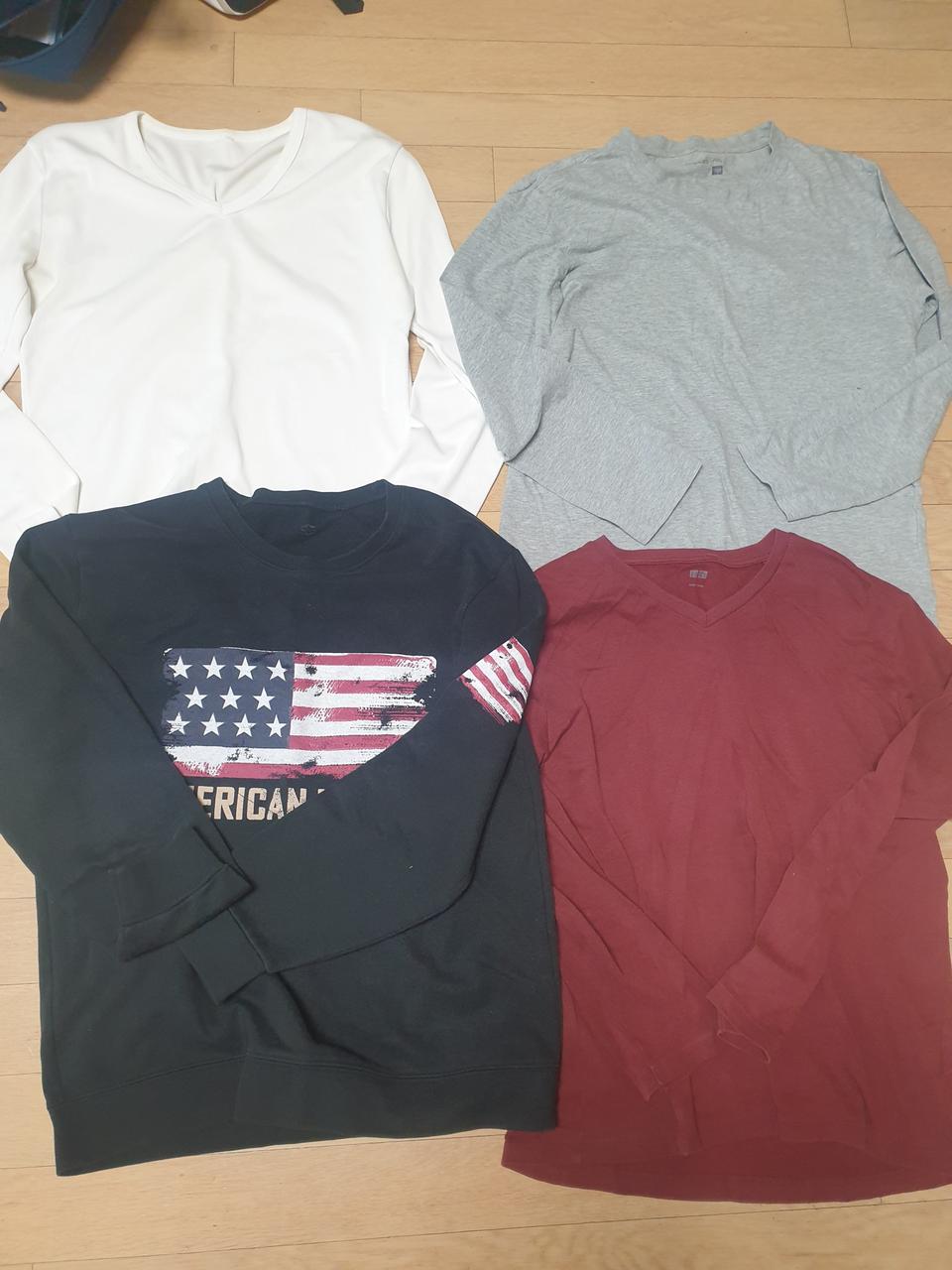 티셔츠 95사이즈 (4개 일괄)