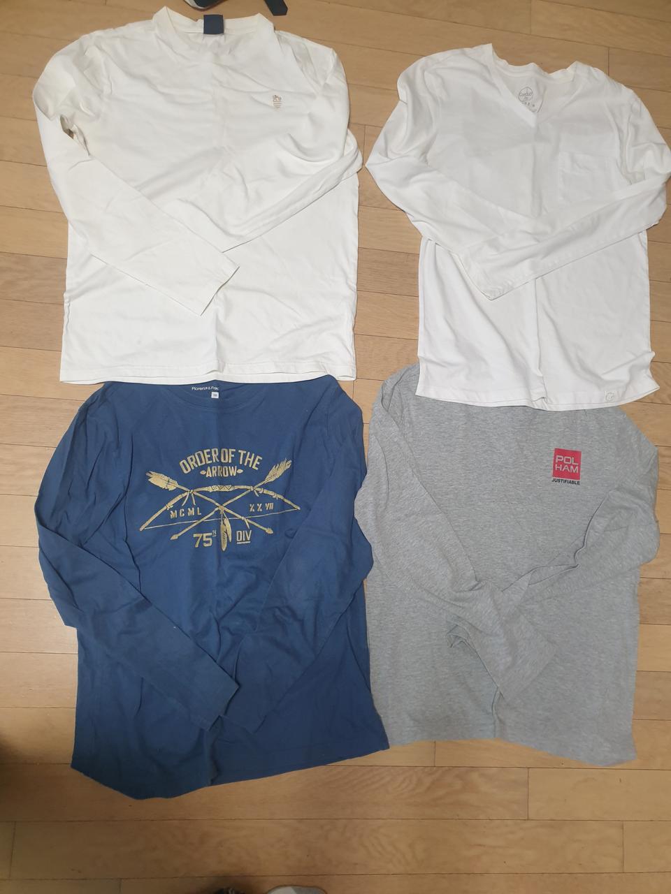 티셔츠 95사이즈 (4개 일괄)