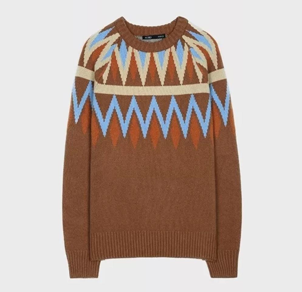 (새상품)미쏘 브라운 스웨터 니트