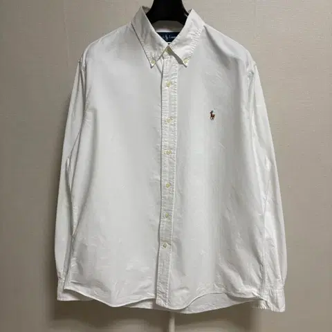 폴로 랄프로렌 커스텀핏 옥스포드 셔츠 / 화이트, L