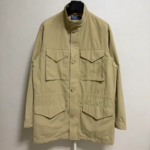 (민트급) 폴로 랄프로렌 M65 나일론 필드자켓 / 베이지, M