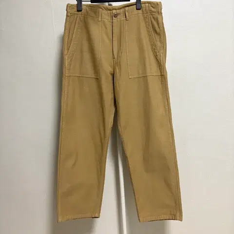 궁호 백사틴 퍼티그팬츠 / 베이지, M(32)