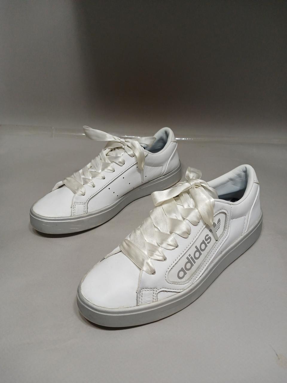 아디다스 슬릭 클라우드 화이트 실버 메탈릭 230