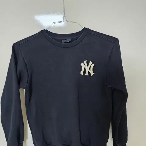 NY 양키스 블랙 맨투맨 티셔츠 155 13Y 아동