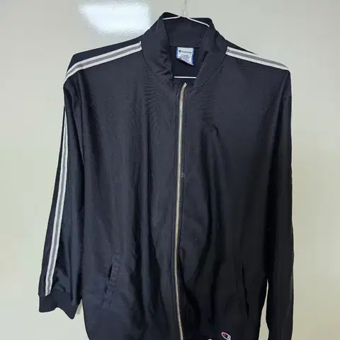 챔피온 블랙 트랙 자켓 L