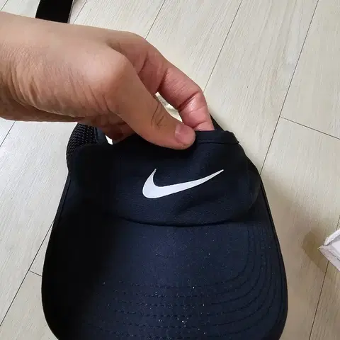나이키 블랙 썬캡