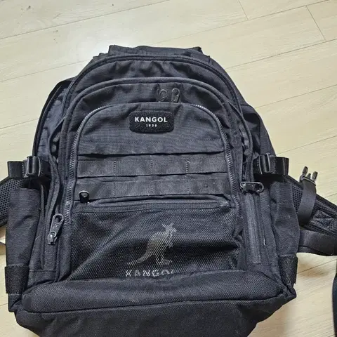 캉골 블랙 백팩 가방