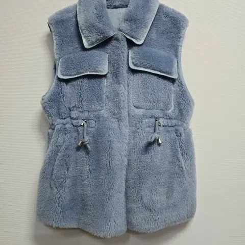 Lapiaf 여성 양털 베스트 조끼 블루