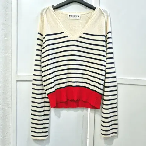 dearest디어리스트 브이넥 니트티