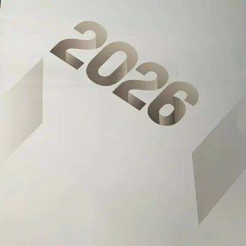 새상품)26년(=내년도)부산은행 달력,벽걸이 심플 대형 스캐쥴러 2026