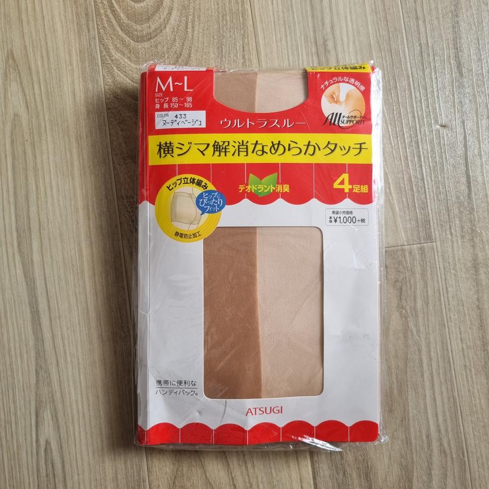 일본수입 아츠기 팬티스타킹 4족일괄