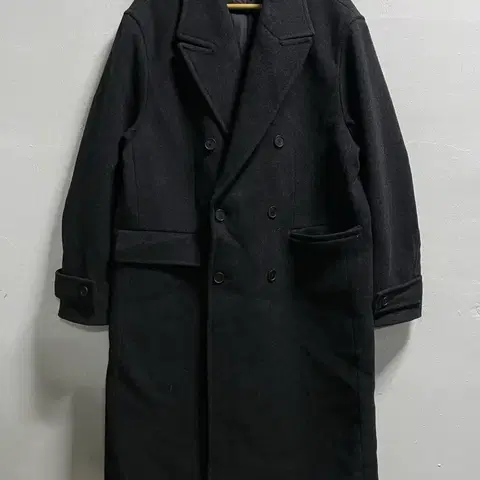 100-105 STCO 루즈핏 울 롱코트 정품