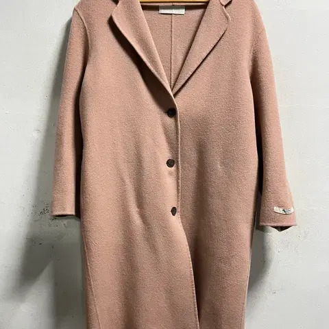 Free BLUEFIT 핸드메이드 울90 루즈핏 롱코트 정품