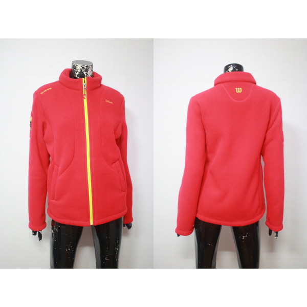 (66) 윌슨 레드 기모 집업 점퍼 (사이즈 95 66) 