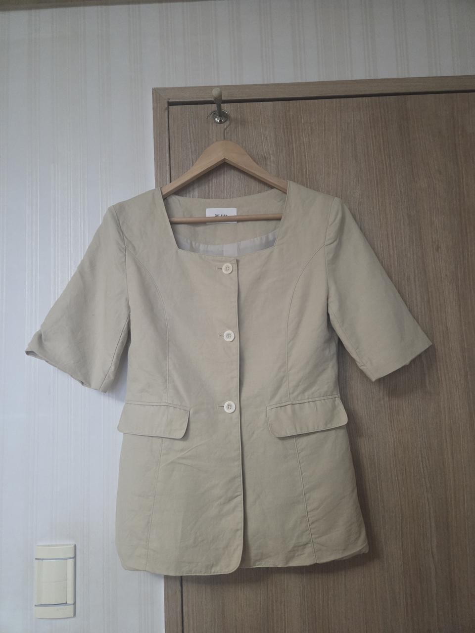 (free)드피에르 반팔 옐로우 자켓