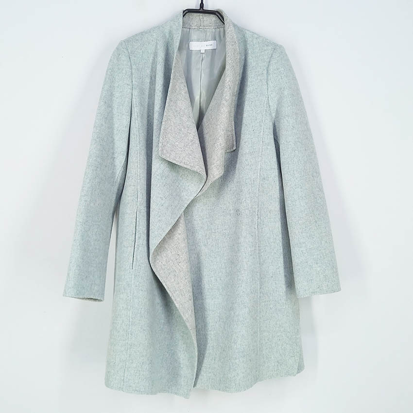 올리브데올리브 여성 양모혼방 하프 모직자켓 민트2 (HU41906)