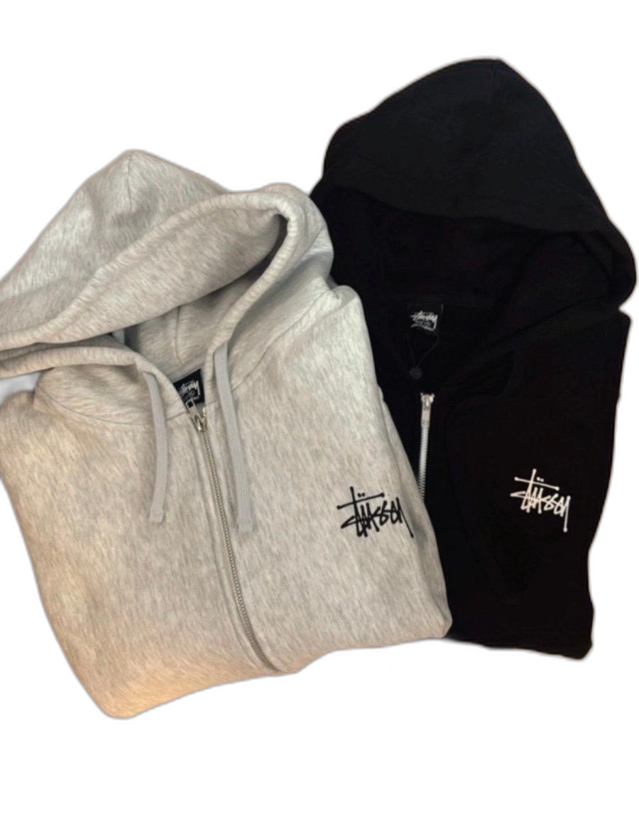 스투시 베이직 후드집업 (기모O)