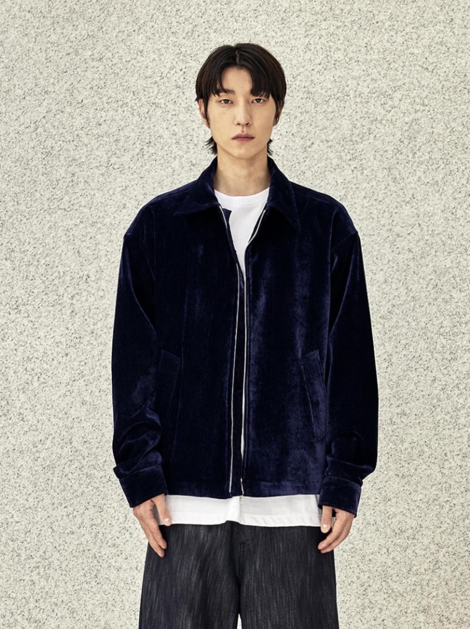 발루트 벨벳 블루종 네이비 새상품