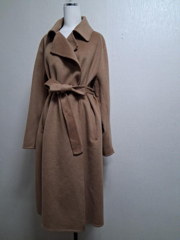 유니클로 소털 카멜 베이지 핸드메이드 울롱코트 7788 