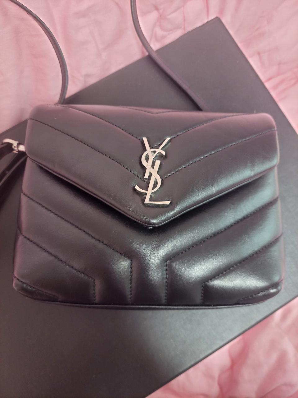 정품)급처상태좋음!생로랑 토이 루루백 블랙 YSL마틀라쎄은장 가방크로스백