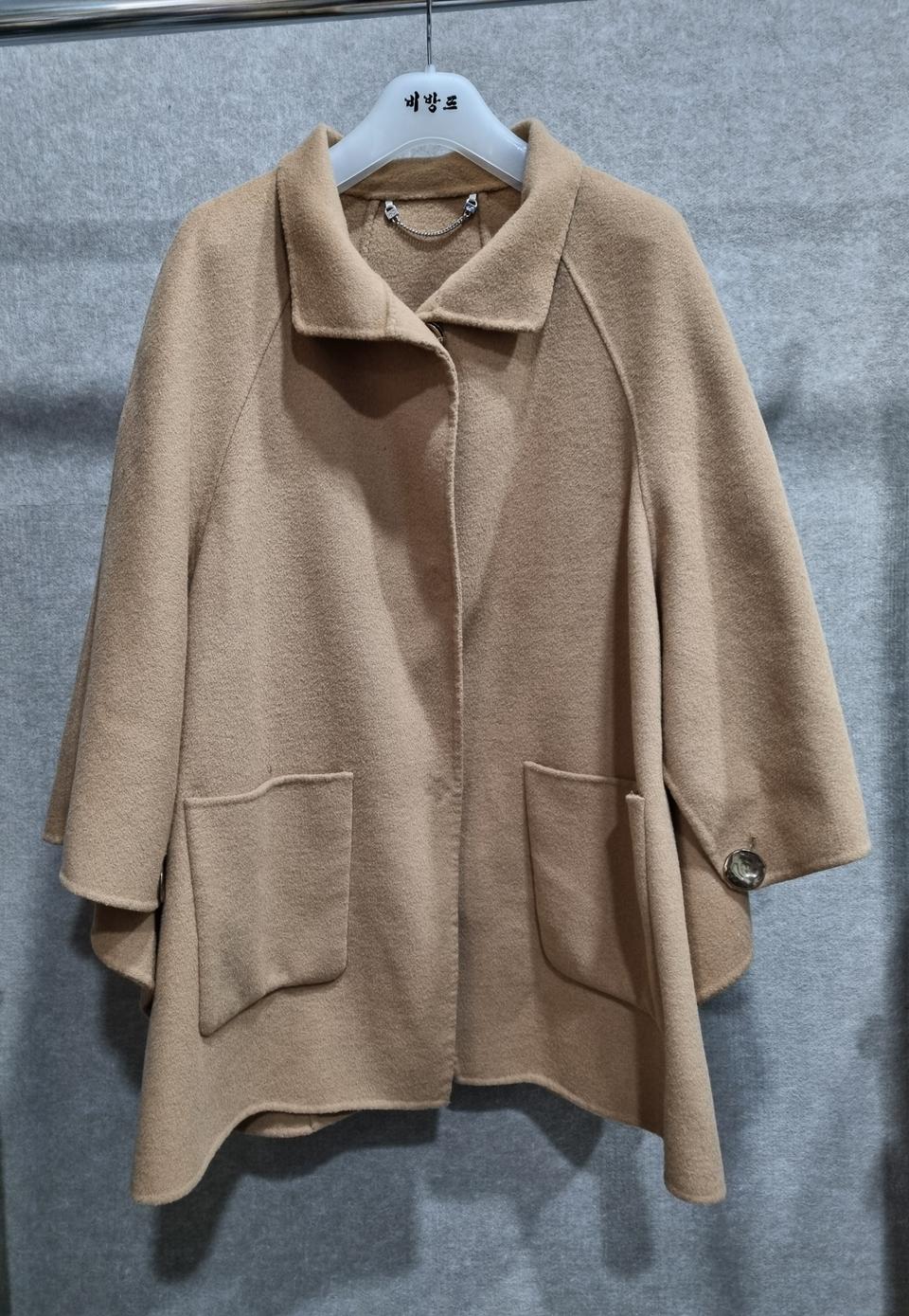 여성 66size 잇미샤 울 캐시미어 혼방 케이프