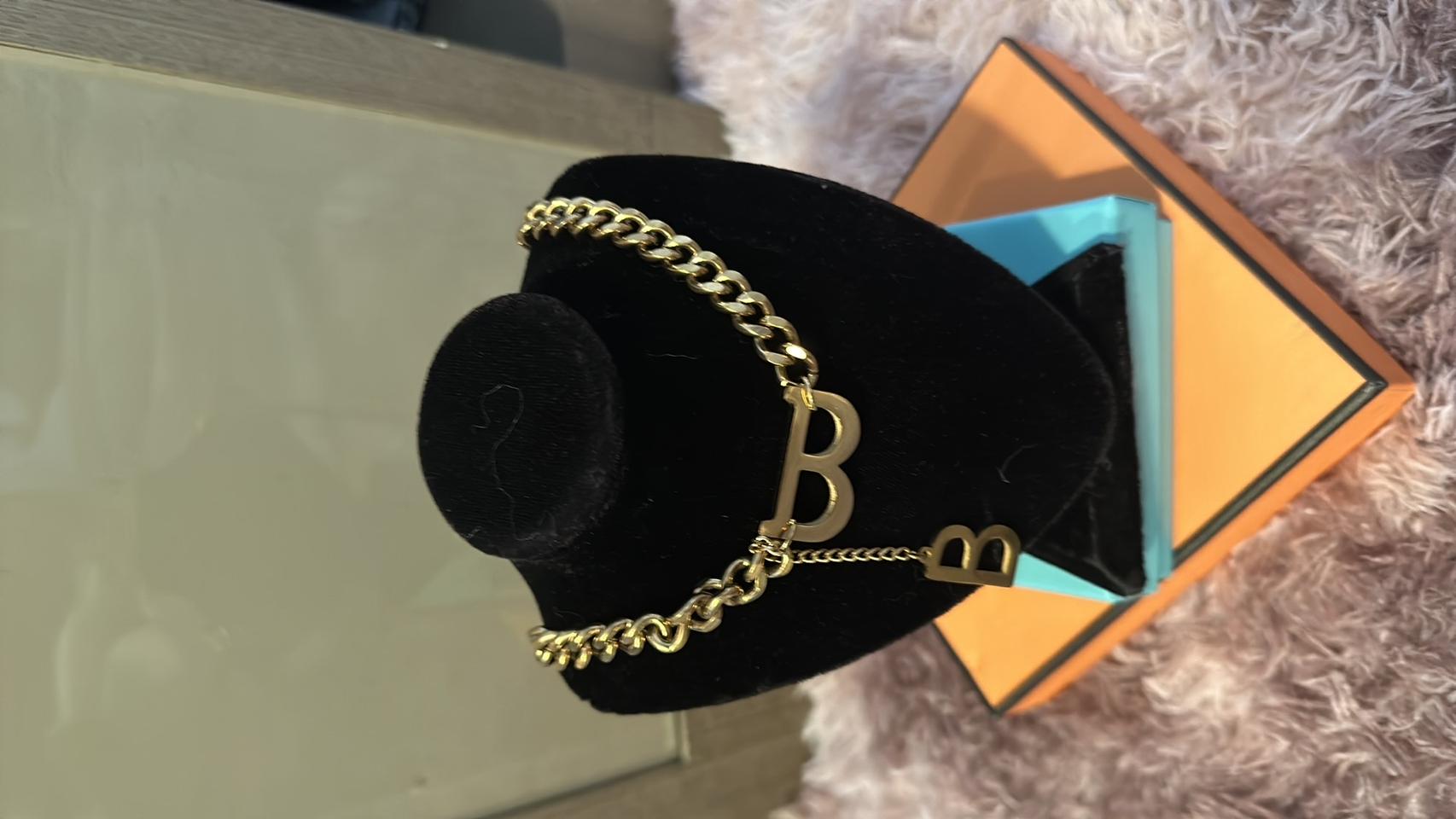 (단독구매불가)발렌시아가 골드 두꺼운 목걸이