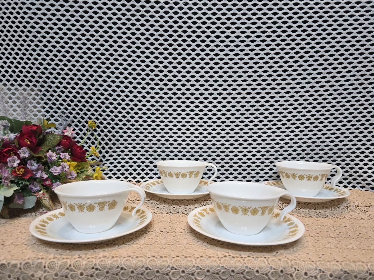 코렐 버터플라이 후크잔 4조