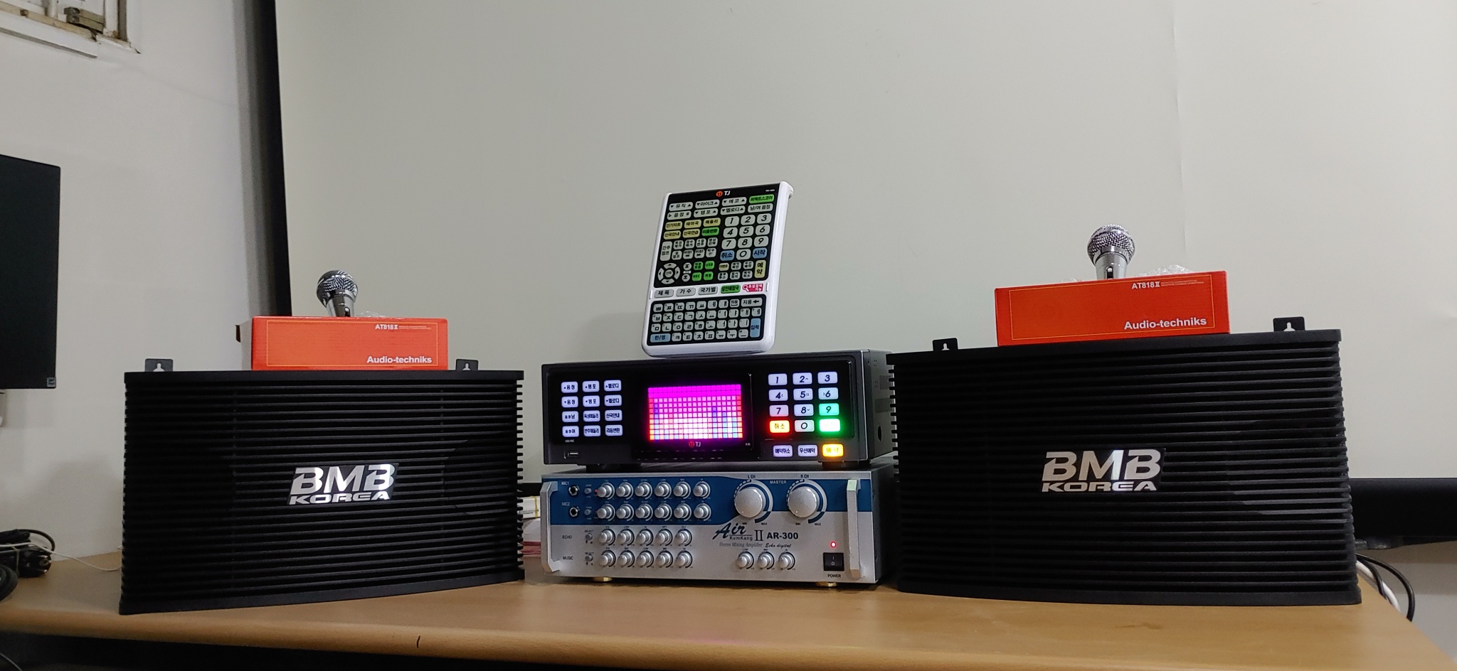 고사양 노래반주기 풀구성입니다