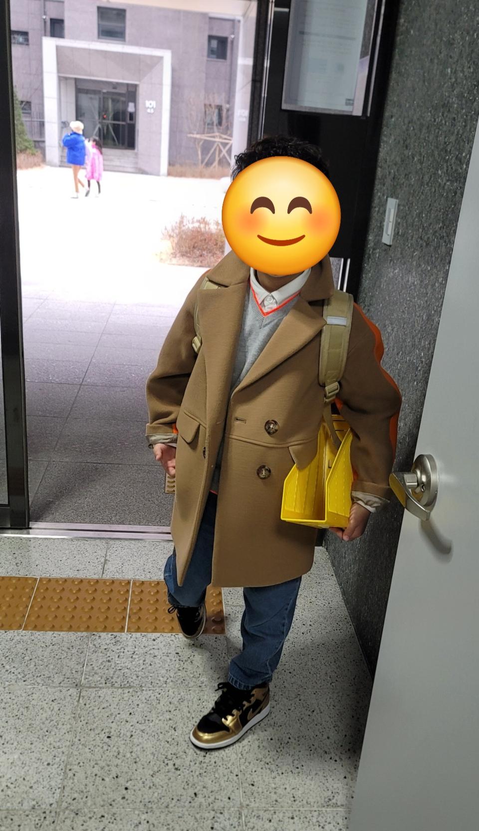 버버리 울 더블코트 10A(입학식용 추천)