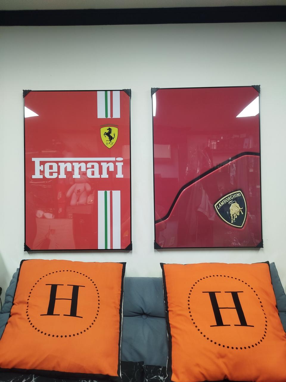 페라리 자동차 슈퍼카 람보르기니 그림액자 그림 액자 인테리어소품