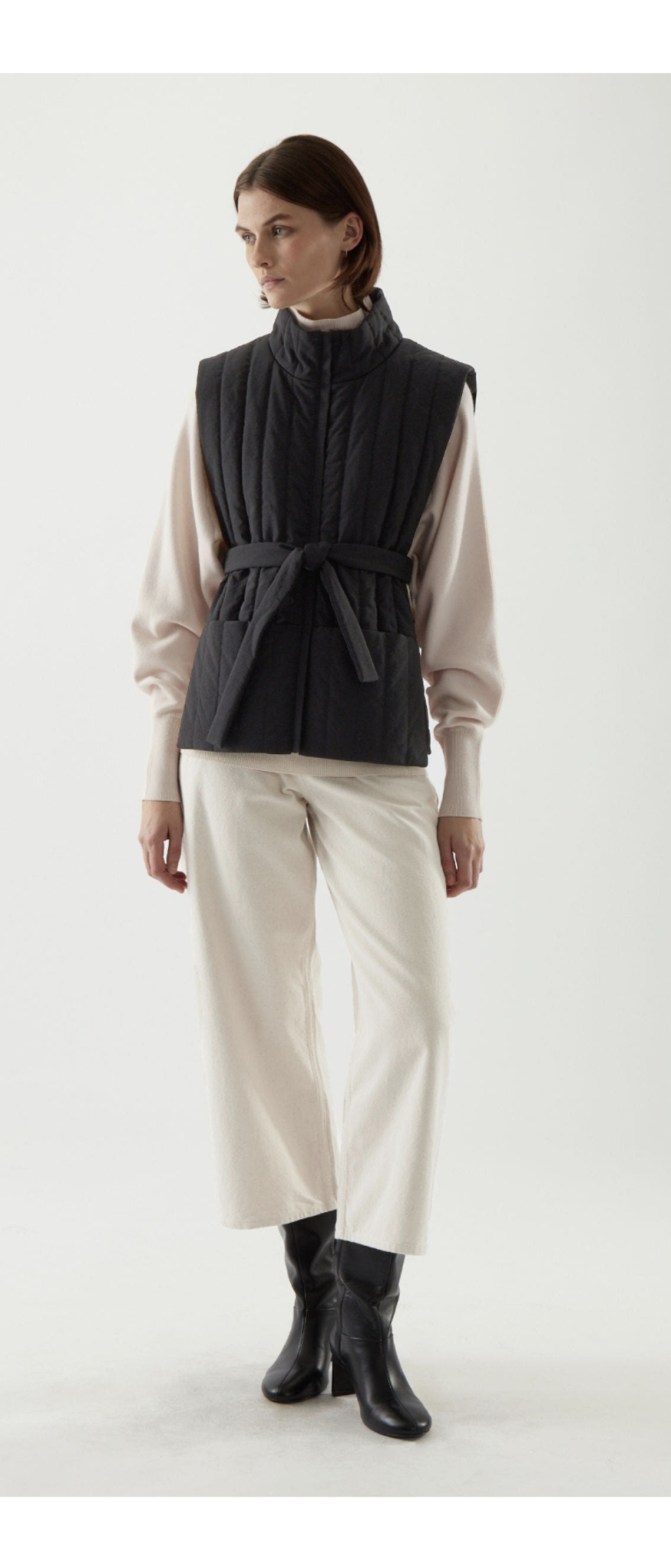 (정품) COS 푸퍼 퀼팅 베스트