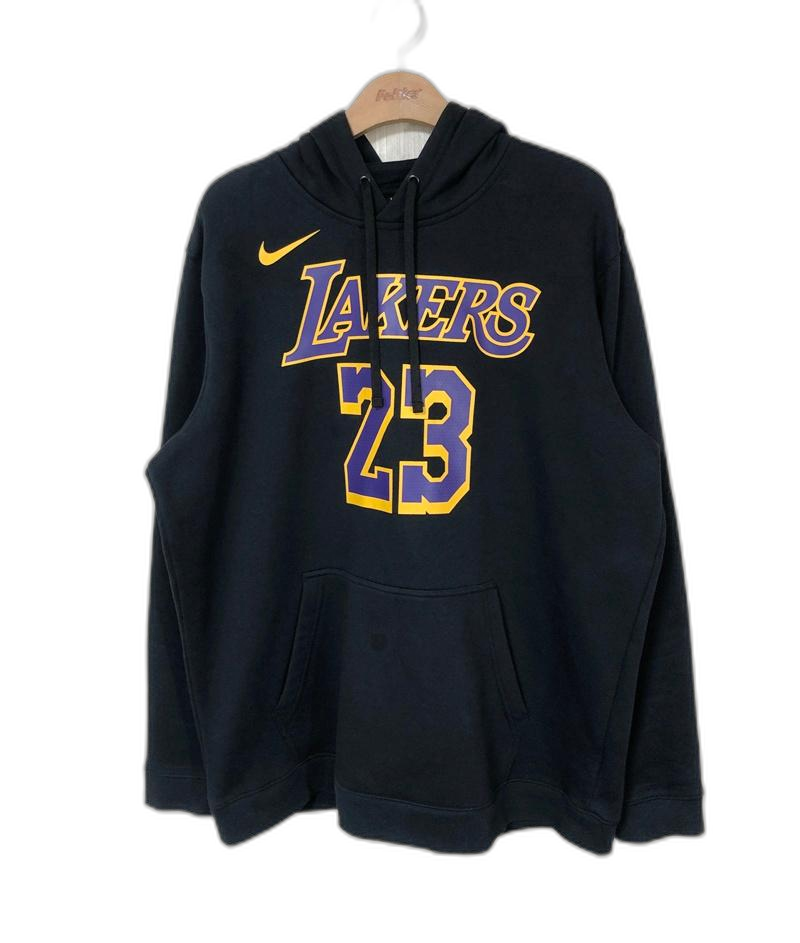 NBA 나이키 LA레이커스 플리스후드티 XL(110) #23 르브론제임스