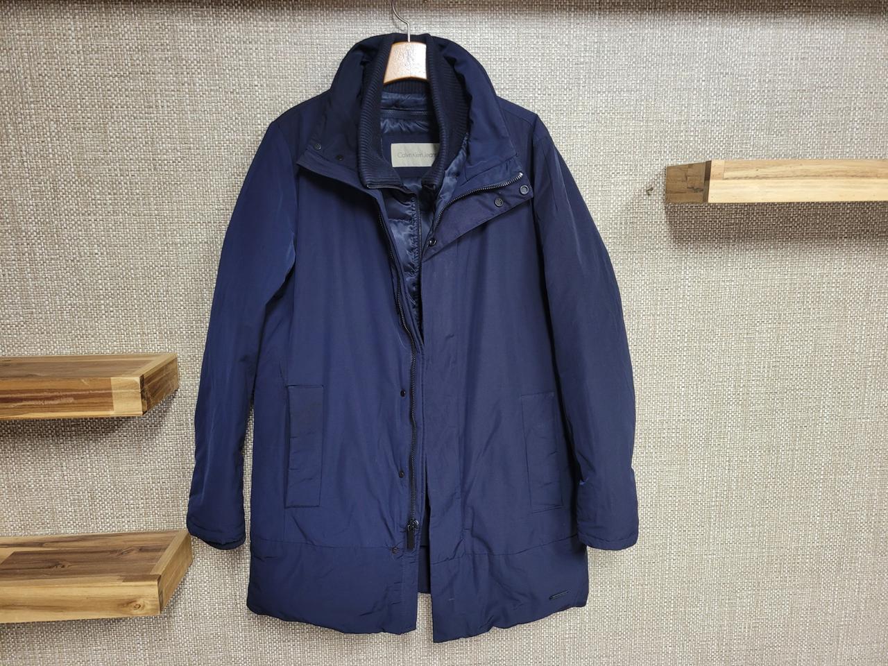 L 100사이즈 캘빈클라인 오리털 패딩 코트