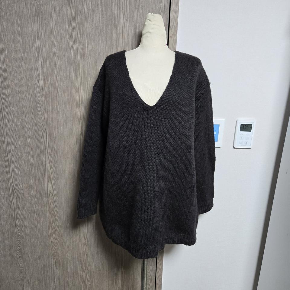 스텔라 맥카트니 정품 오버핏 V넥 니트 스웨터