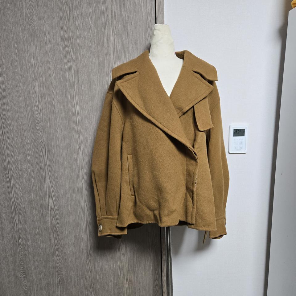 시스템 모+캐시미어  오버핏 모직  코트