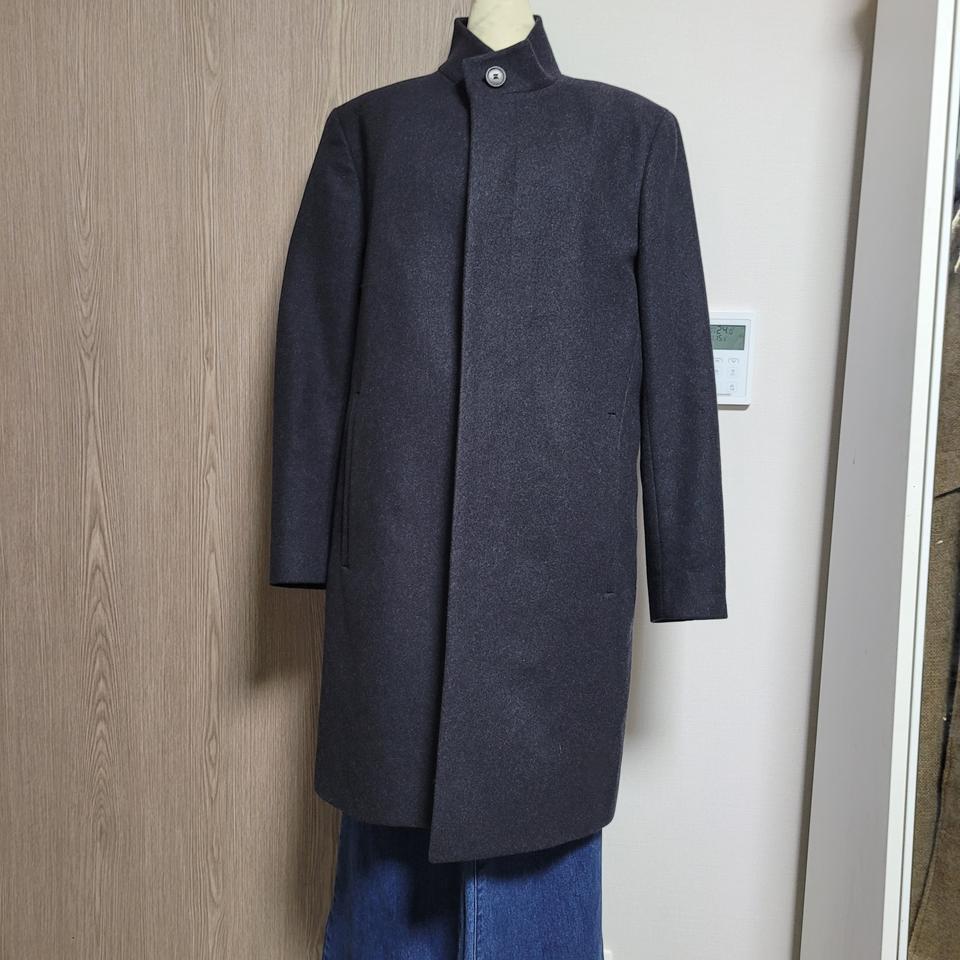띠어리 정품 매장판 차이나넥 모+캐시미어  롱 코트 xs