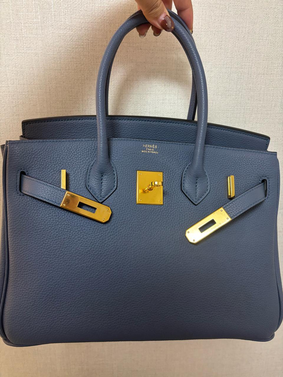 에르메스 버킨 30 블루색상