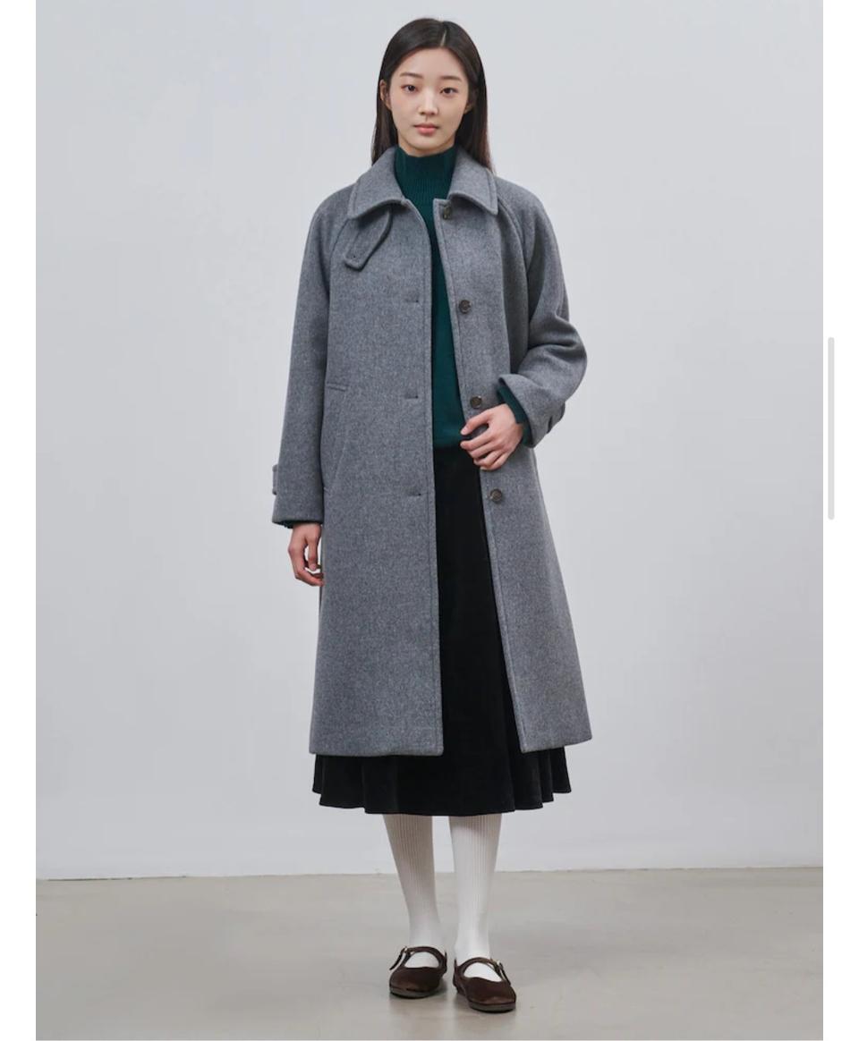 미사용 빈폴레이디스 발마칸 롱코트