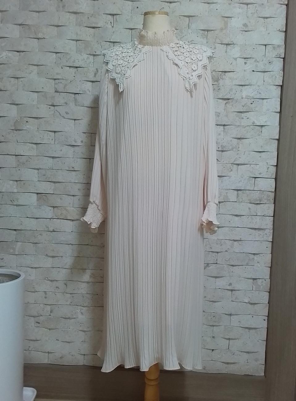 레이스 롱 원피스