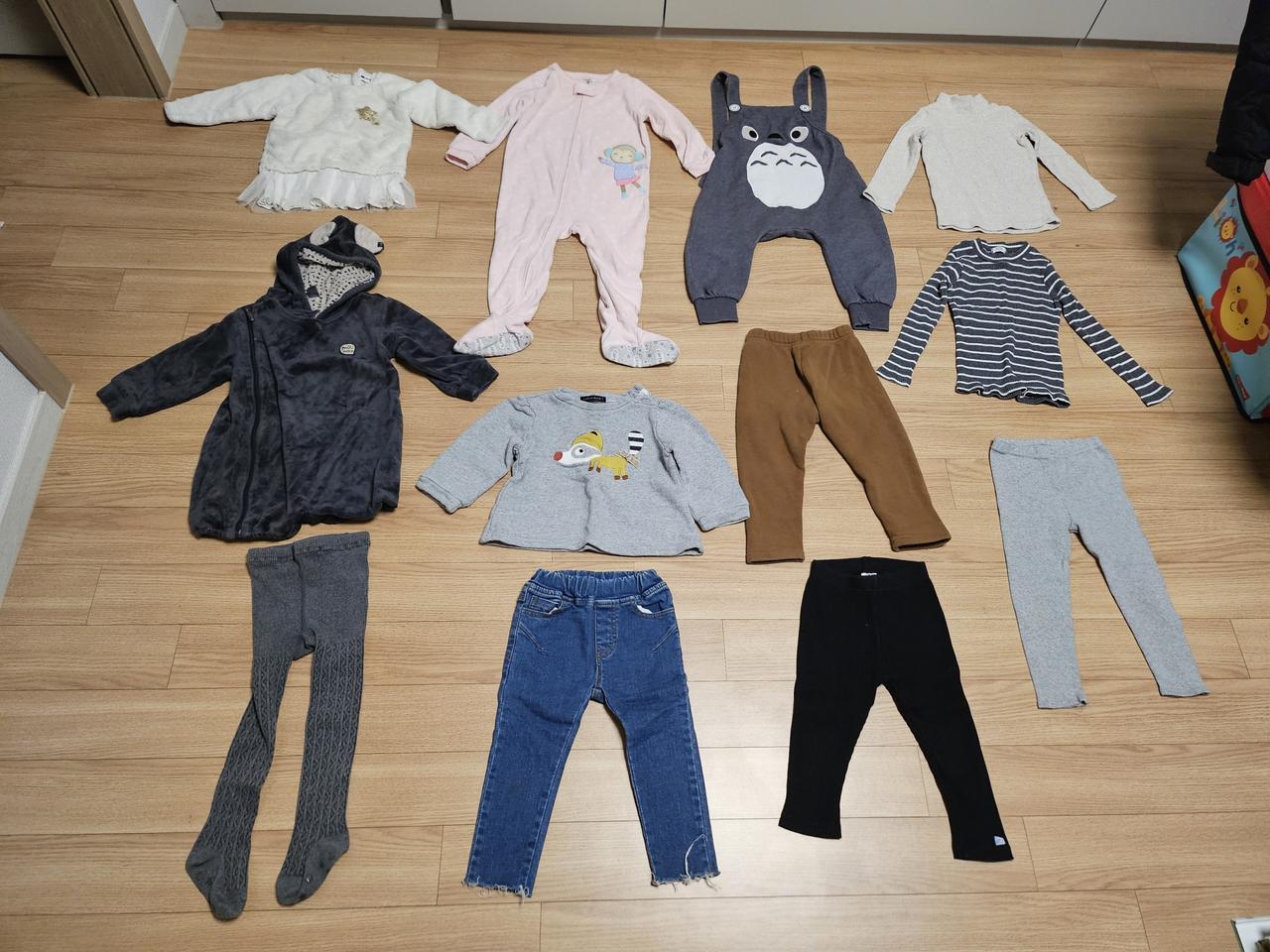 유아 겨울옷 일괄 80~90사이즈 모이몰른 카터스 아가타 치크 리틀래빗