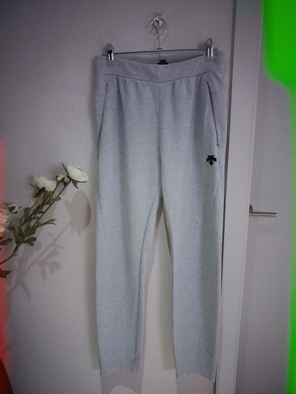 데상트 여성 트레이닝 바지 회색 M  85