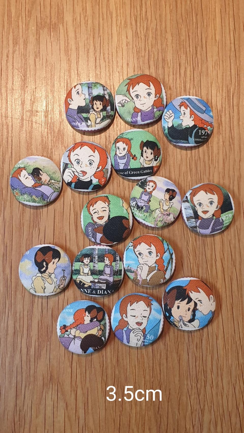 핸드메이드 빨간머리 앤(브로치/중)_개당